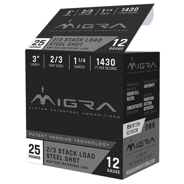 Migra Custom 12 Gauge 3in #2/3 1-1/4oz